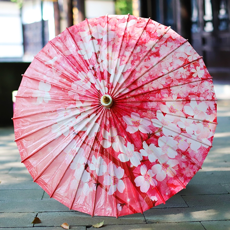 【櫻花】彩印油紙傘