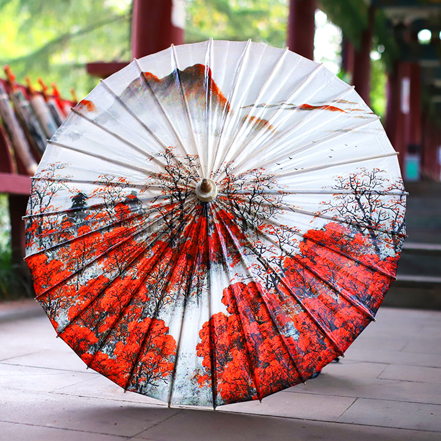 古典油紙傘是綠色低碳的中國元素禮品